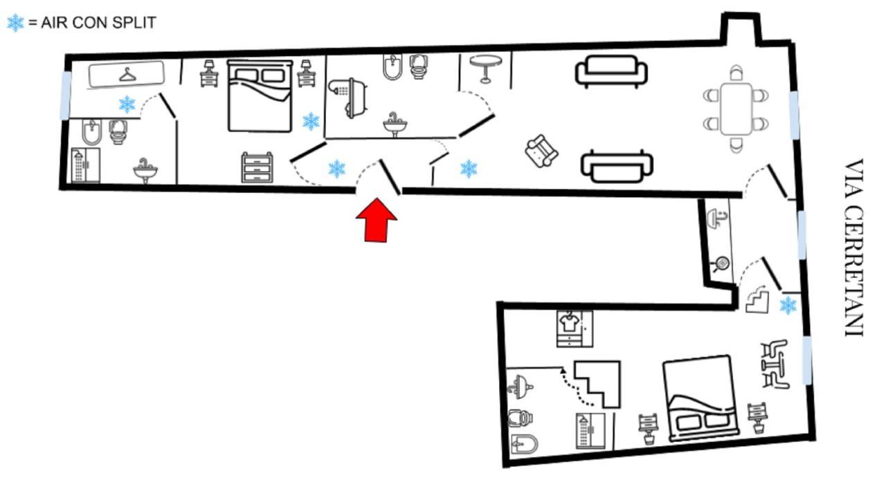 Big Apartment A Stone'S Throw From The Duomo Florence Ngoại thất bức ảnh